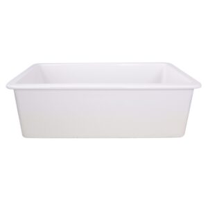 Nantucket Sinks Wellfleet-3218W Cape 32-Inch Dualmount Fireclay Kitchen Sink