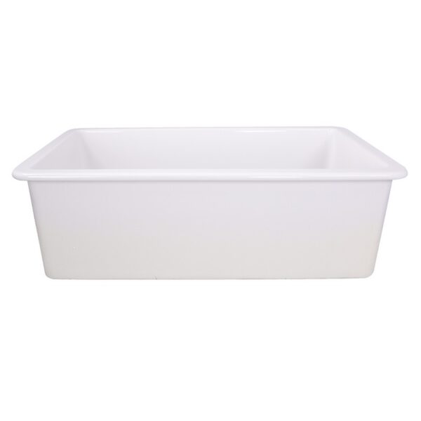 Nantucket Sinks Wellfleet-3218W Cape 32-Inch Dualmount Fireclay Kitchen Sink