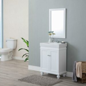 Legion Furniture WLF6028-W 24 Inch Vanity in Matte White