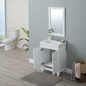 Legion Furniture WLF6028-W 24 Inch Vanity in Matte White