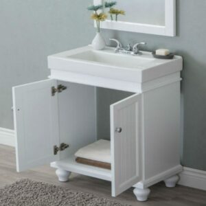 Legion Furniture WLF6028-W 24 Inch Vanity in Matte White