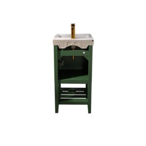 Legion Furniture WLF9018-VG 18 Inch Vogue Green Sink Vanity