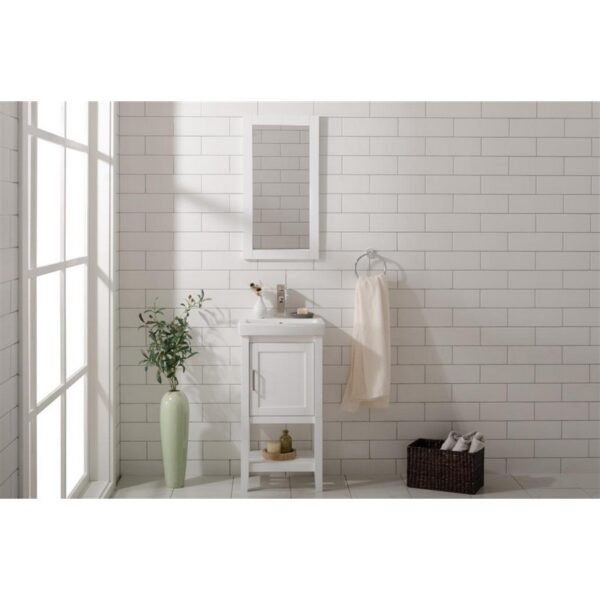 Legion Furniture WLF9018-W 18 Inch White Sink Vanity in White