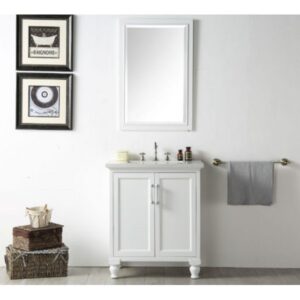 Legion Furniture WLF9024-G 24 Inch Kd Gray Sink Vanity in Gray