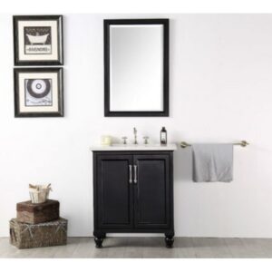 Legion Furniture WLF9024-G 24 Inch Kd Gray Sink Vanity in Gray