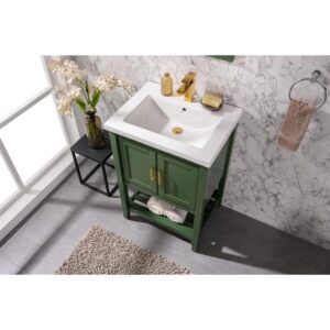 Legion Furniture WLF9024-VG 24 Inch Kd Vogue Green Sink Vanity