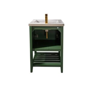 Legion Furniture WLF9024-VG 24 Inch Kd Vogue Green Sink Vanity