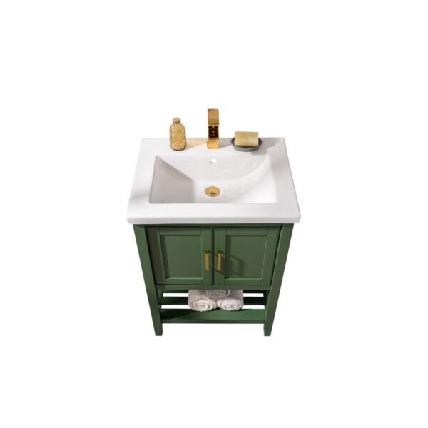 Legion Furniture WLF9024-VG 24 Inch Kd Vogue Green Sink Vanity