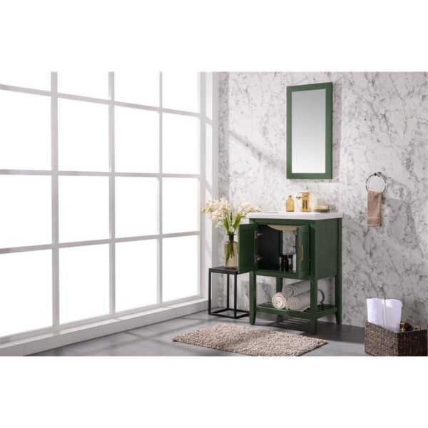 Legion Furniture WLF9024-VG 24 Inch Kd Vogue Green Sink Vanity