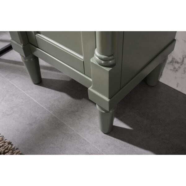 Legion Furniture WLF9218-PG 18 Inch Pewter Green Sink Vanity