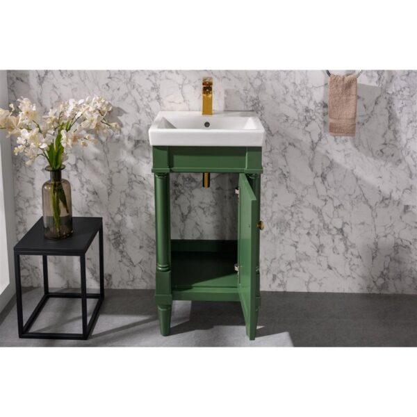 Legion Furniture WLF9218-VG 18 Inch Vogue Green Sink Vanity