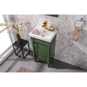 Legion Furniture WLF9218-VG 18 Inch Vogue Green Sink Vanity