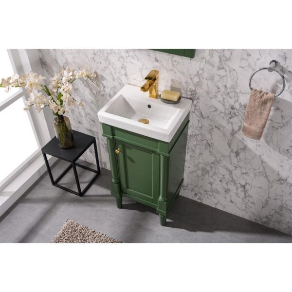 Legion Furniture WLF9218-VG 18 Inch Vogue Green Sink Vanity