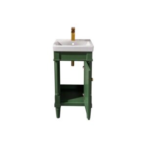 Legion Furniture WLF9218-VG 18 Inch Vogue Green Sink Vanity