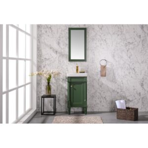 Legion Furniture WLF9218-VG 18 Inch Vogue Green Sink Vanity