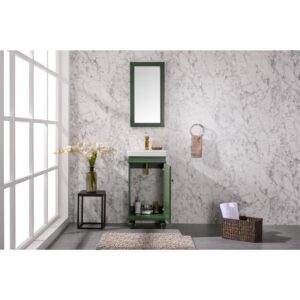 Legion Furniture WLF9218-VG 18 Inch Vogue Green Sink Vanity