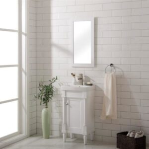 Legion Furniture WLF9218-W 18 Inch White Sink Vanity in White