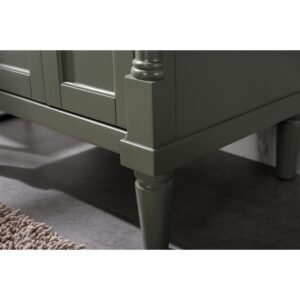 Legion Furniture WLF9224-PG 24 Inch Pewter Green Sink Vanity