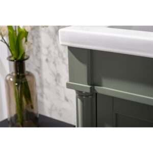 Legion Furniture WLF9224-PG 24 Inch Pewter Green Sink Vanity