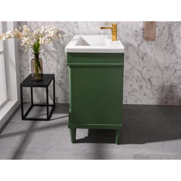 Legion Furniture WLF9224-VG 24 Inch Pewter Green Sink Vanity