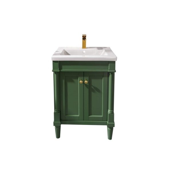 Legion Furniture WLF9224-VG 24 Inch Pewter Green Sink Vanity