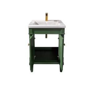 Legion Furniture WLF9224-VG 24 Inch Pewter Green Sink Vanity