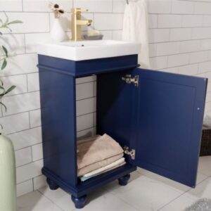 Legion Furniture WLF9318-B 18 Inch Blue Sink Vanity in Blue