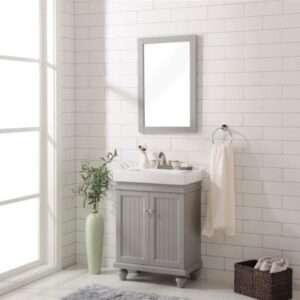 Legion Furniture WLF9324-G 24 Inch Gray Sink Vanity in Gray