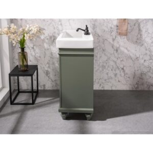 Legion Furniture WLF9324-PG 24 Inch Pewter Green Sink Vanity