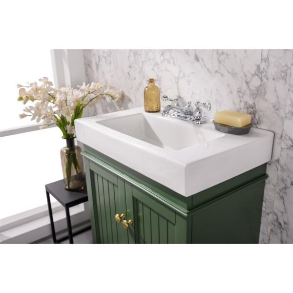 Legion Furniture WLF9324-VG 24 Inch Vogue Green Sink Vanity