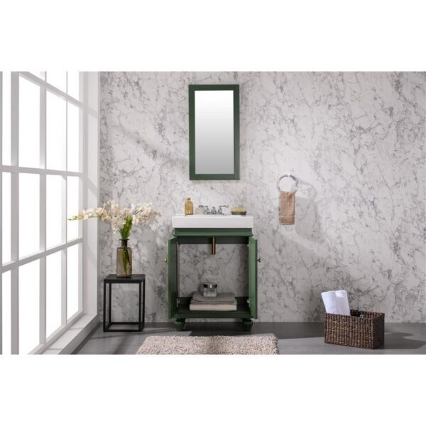 Legion Furniture WLF9324-VG 24 Inch Vogue Green Sink Vanity