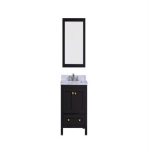 Legion Furniture WT7324-E 25 Inch Vanity Set with Mirror in Espresso, No Faucet