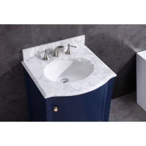 Legion Furniture WT9309-24-B-PVC 24 Inch Blue Bathroom Vanity Without Mirror