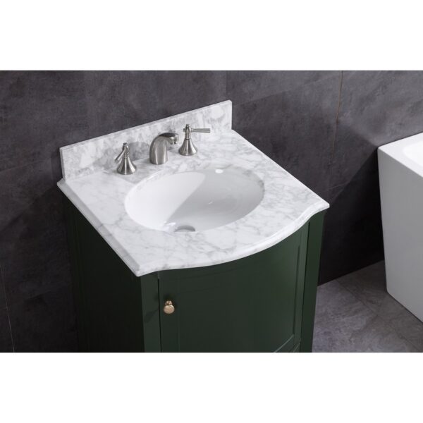 Legion Furniture WT9309-24-VG-PVC 24 Inch Vogue Green Bathroom Vanity