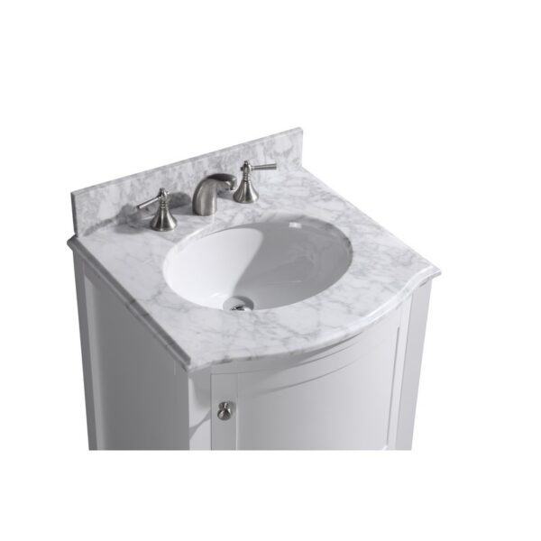 Legion Furniture WT9309-24-W-PVC 24 Inch White Bathroom Vanity