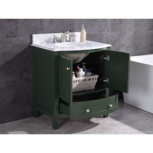 Legion Furniture WT9309-36-VG-PVC 36 Inch Vogue Green Bathroom Vanity