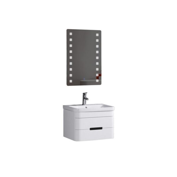 Legion Furniture WT9328-24-PVC 24 Inch Bathroom Vanity with LED Mirror