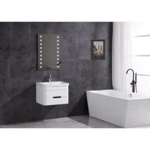 Legion Furniture WT9328-24-PVC 24 Inch Bathroom Vanity with LED Mirror