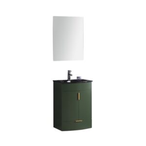 Legion Furniture WTM8130-24-VG-PVC 24 Inch Vogue Green Bathroom Vanity