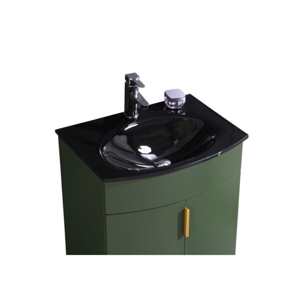 Legion Furniture WTM8130-24-VG-PVC 24 Inch Vogue Green Bathroom Vanity