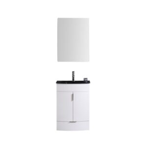 Legion Furniture WTM8130-24-W-PVC 24 Inch White Bathroom Vanity