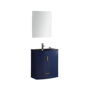 Legion Furniture WTM8130-30-B-PVC 30 Inch Blue Bathroom Vanity