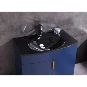 Legion Furniture WTM8130-30-B-PVC 30 Inch Blue Bathroom Vanity