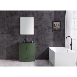 Legion Furniture WTM8130-30-VG-PVC 30 Inch Vogue Green Bathroom Vanity