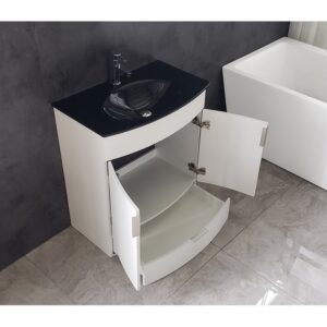 Legion Furniture WTM8130-30-W-PVC 30 Inch White Bathroom Vanity