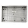 Nantucket Sinks ZR2818-8-16 Pro Series 28 Inch Large Rectangle Single Bowl Undermount Zero Radius Stainless Steel Kitchen Sink