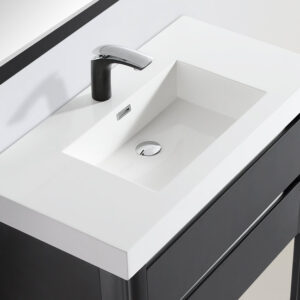 Dowell Topmount Bathroom Resin Basin 000 3618BP