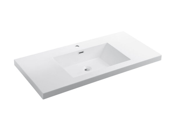 Dowell Topmount Bathroom Resin Basin 000 4922BP-S