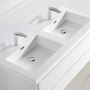 Dowell Topmount Bathroom Resin Basin 000 6122BP