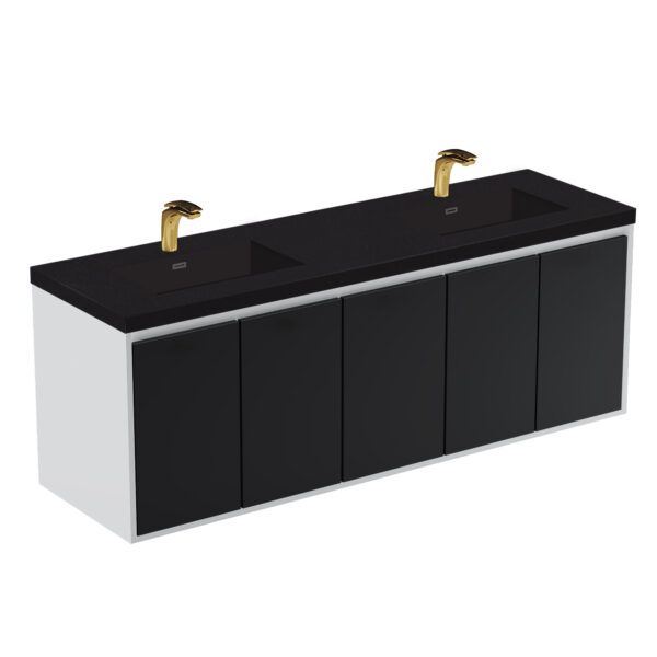 Dowell Topmount Bathroom Resin Basin 000 7322BP-BL